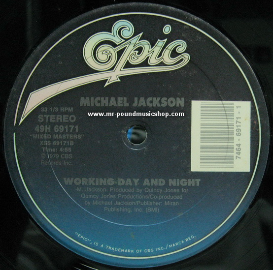 Michael Jackson - Beat It / Working Day And Night