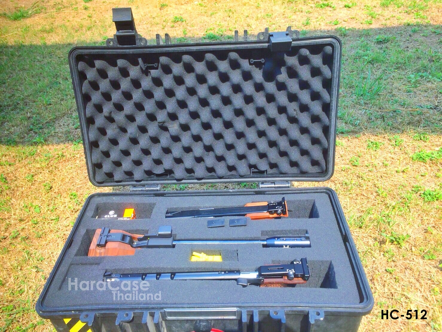 กระเป๋ากล้อง Hardcase ล้อลาก HARZ รุ่น HC-512 สีดำ ไส้โฟมลูกเต๋า