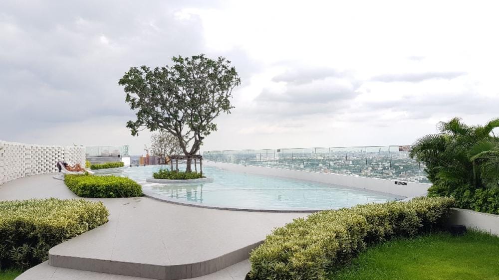 ปล่อยเช่า คอนโดเดอะทรีสุขุมวิท 71-เอกมัย Condo The Tree Sukhumvit 71- Ekkamai (ใกล้แอร์พอร์ตลิงค์ ) 1ห้องนอน 26 ตรม. ชั้น 19 ห้องแต่งครบพร้อมเข้าอยู่