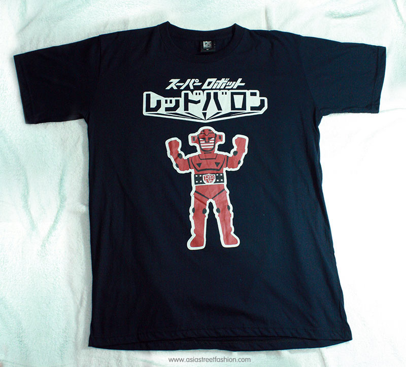 T-Shirt เสื้อยืดกันดั้ม ซุปเปอร์ โรบอท เรดบารอน Super Robot Red Baron สุดเท่ห์ สีกรมท่า จากร้าน GUNZU !!โปรโมชั่น