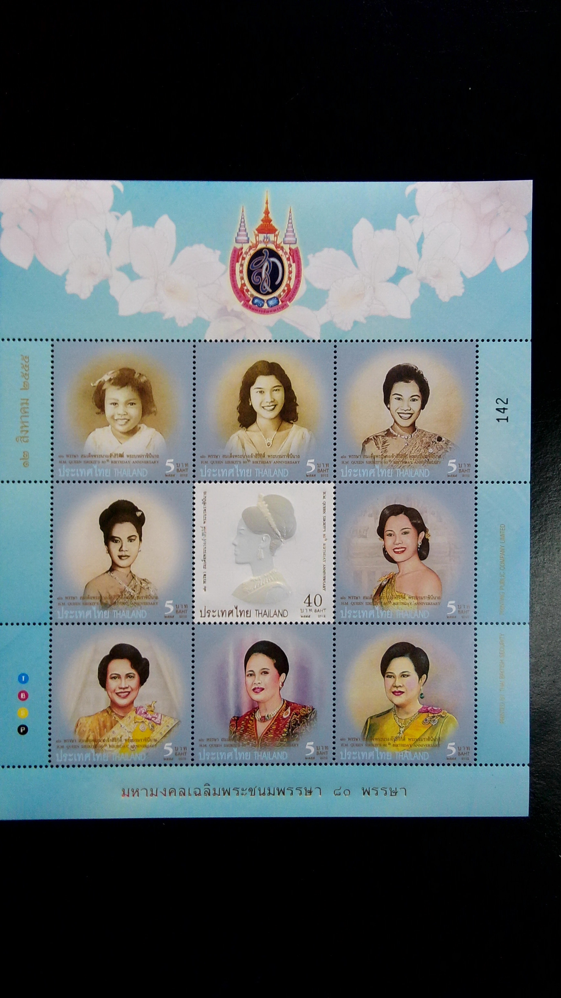 ชุดมหามงคลเฉลิมพระชนมพรรษา 80 พรรษา ราชินี ปี 2555