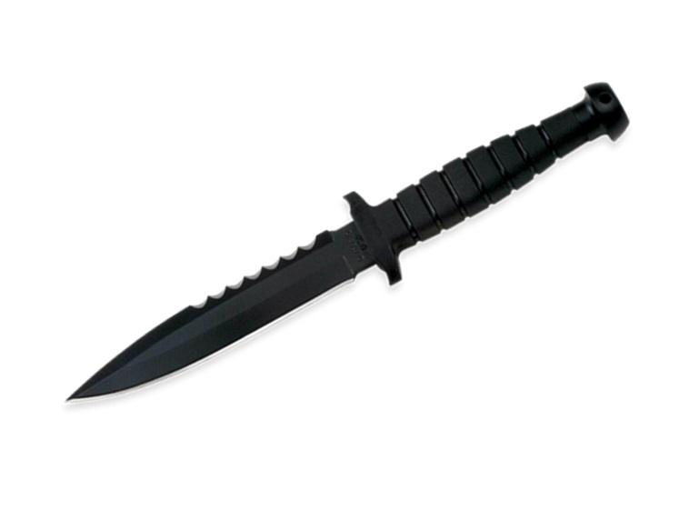 มีดใบตาย Ontario Spec SP15 LSA Fixed 6.25" Blade, Kraton Handle, Original Sheath - 8415