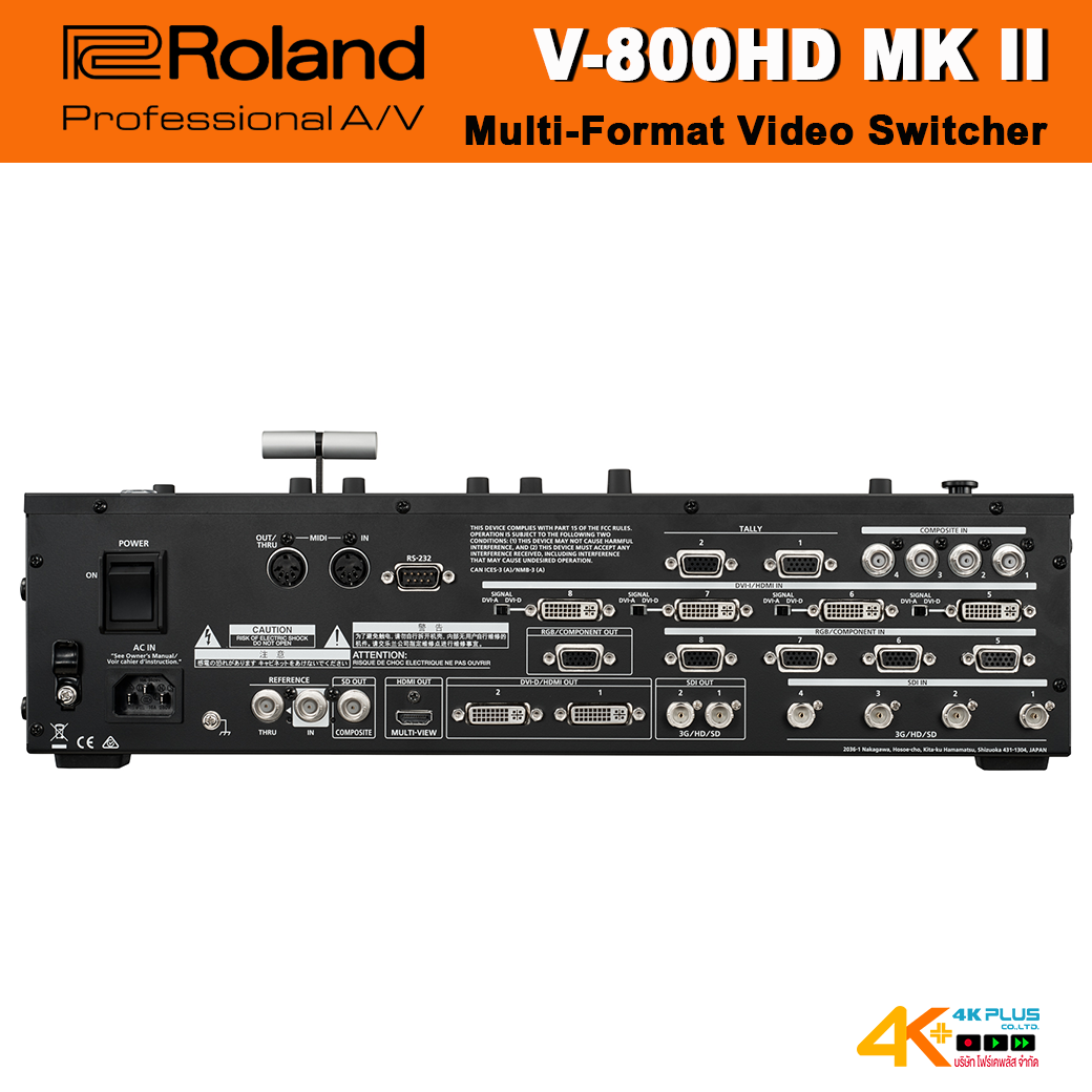 Roland V-800HD MK II MULTI-FORMAT VIDEO SWITCHER