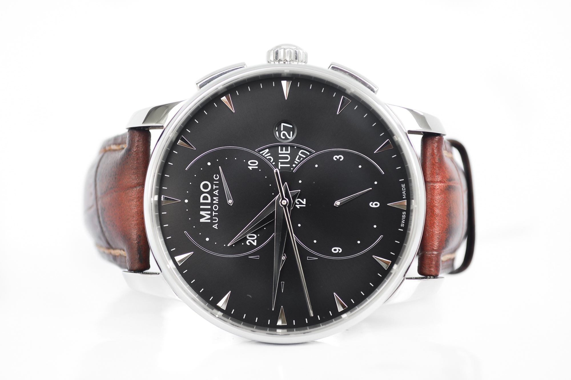 Mido Baroncelli II Automatic Chronograph หน้าดำ