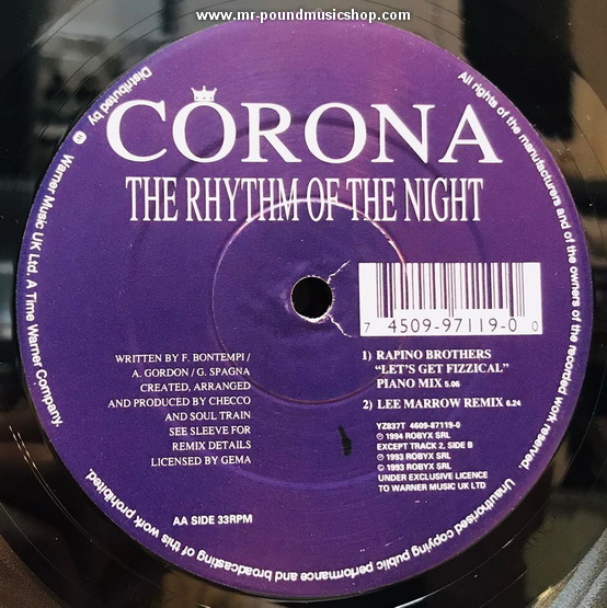 Corona - The Rhythm of the Night