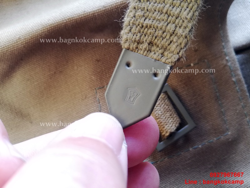 กระเป๋าทหารเชคโก กระเป๋าสะพาย ผ้าแคนวาส ของใหม่เก่าเก็บ สมบูรณ์ พร้อมใช้