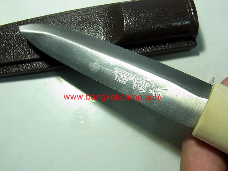 มีดญี่ปุ่น, มีดพกญี่ปุ่น เหล็กคมมากๆ ด้ามไม้ญี่ปุ่น Made in Japan ใหม่ แท้ (KAI AG-0512)