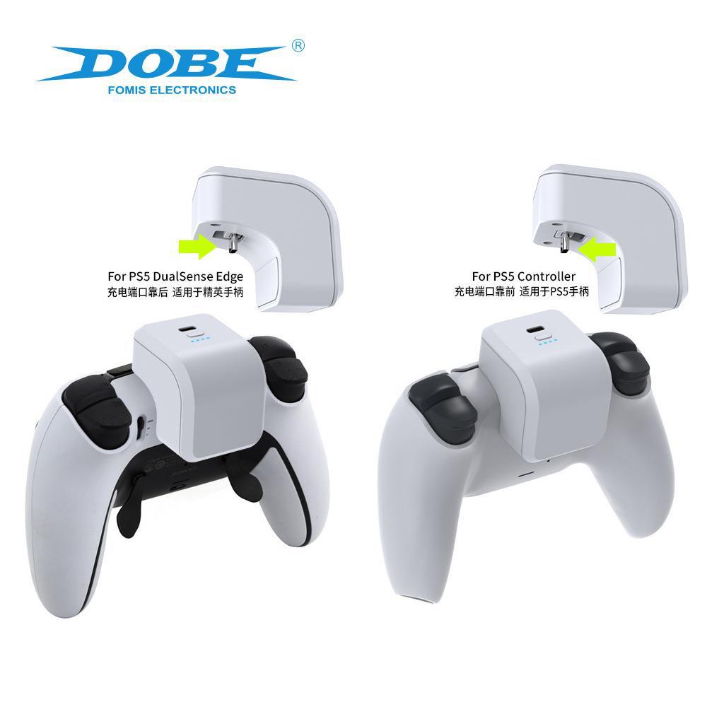DOBE แบตเตอรี่เสริมจอย PS5 & EDGE 1600 mAh