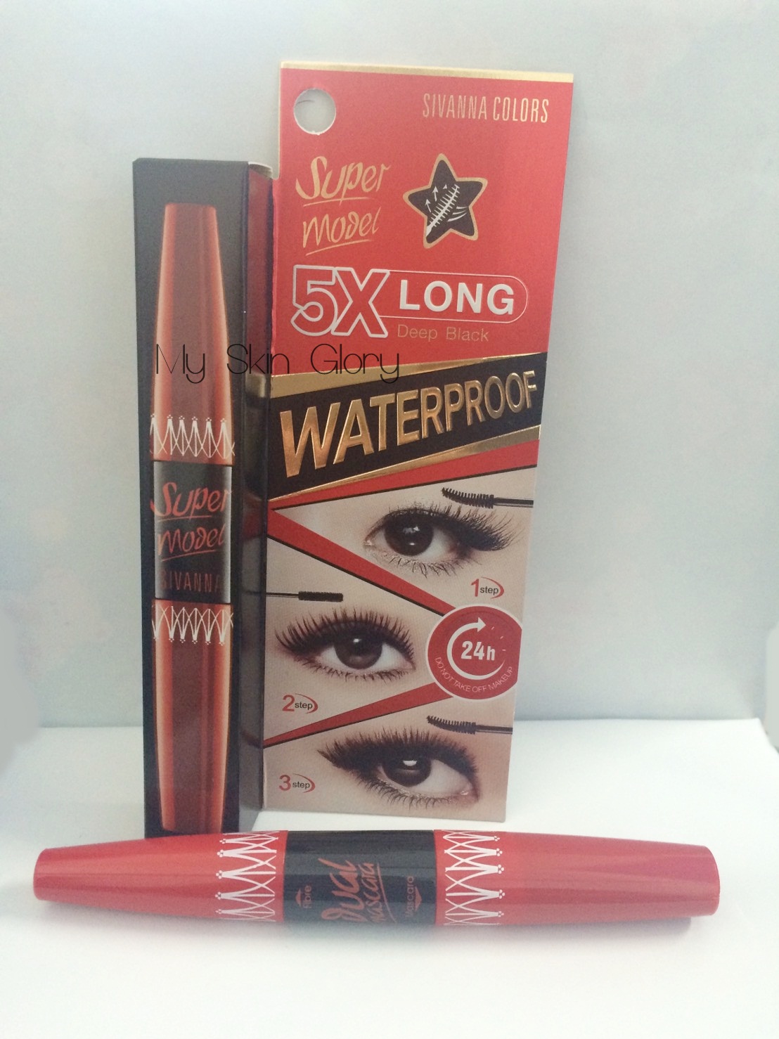 มาสคาร่า 5เอ็กซ์ ซิวันน่า (Mascara 5X long waterproof sivanna)