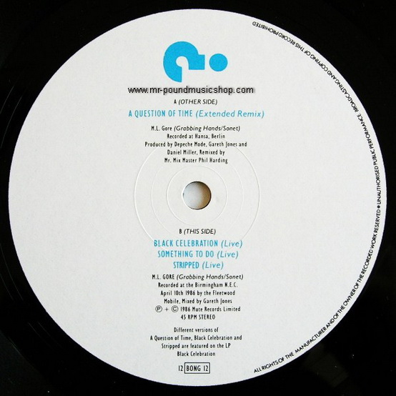 Depeche Mode - A Question Of Time (Extended Remix)