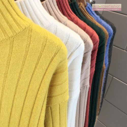 Sweater เสื้อสเวทเตอร์ไหมพรม แขนยาว เนื้อนุ่มมาก ใส่สบายยืดได้เยอะ พร้อมส่ง