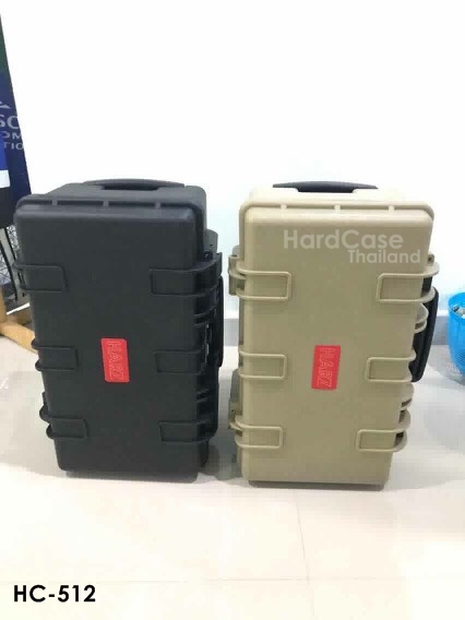 กระเป๋ากล้อง กล่องกันกระแทก Hardcase HARZ รุ่น HC-512 ไส้โฟมลูกเต๋า สีทราย