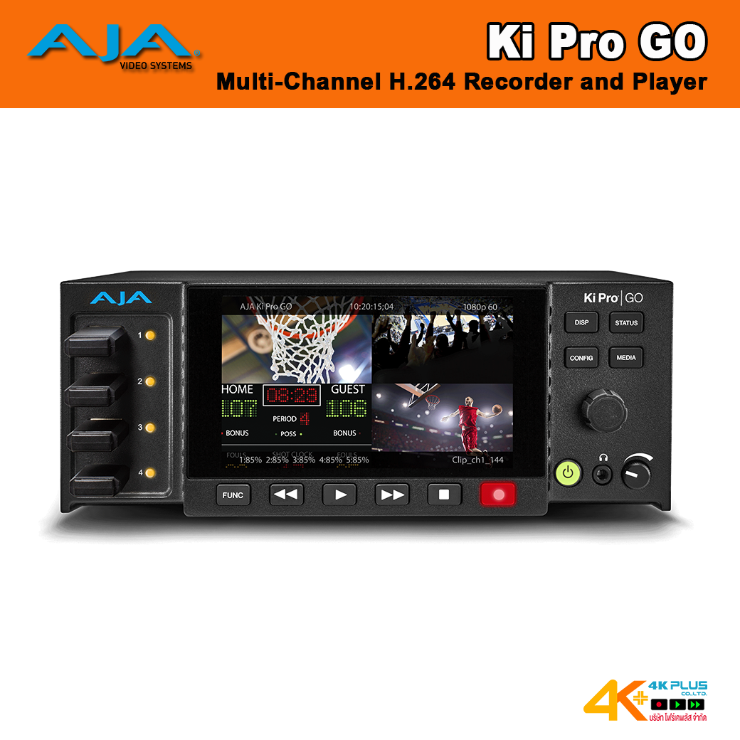 AJA Ki Pro GO Multi-Channel H.264 Recorder and Player