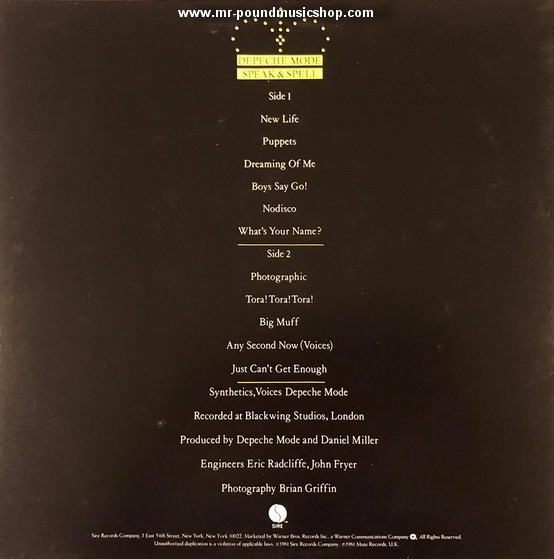 Depeche Mode - Speak & Spell