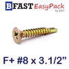 สกรูปลายสว่าน F+ #8 x 3.1/2" (ุ20 ตัว/ถุง)