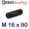 สกรูตัวหนอนดำ M 16 x 90