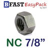 หัวน็อต NC 7/8"-9 ขอบ 33.33 mm. หนา 19.84 mm. (1 ตัว)