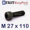 สกรูหัวจมดำ M 27 x 110 *เกลียวครึ่ง*