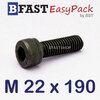 สกรูหัวจมดำ M 22 x 190 *เกลียวครึ่ง*