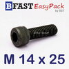 สกรูหัวจมดำ M 14 x 25 *เกลียวตลอด*