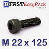สกรูหัวจมดำ M 22 x 125 *เกลียวครึ่ง*