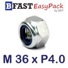 หัวน็อตล็อค M36 x P4.0 ขอบ 55 (1 ตัว)