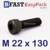 สกรูหัวจมดำ M 22 x 130 *เกลียวครึ่ง*
