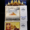 โปสการ์ดถวายพระเพลิง พร้อมลายเซ็นต์ผู้ออกแบบเมรุมาศ ร.9