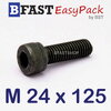 สกรูหัวจมดำ M 24 x 125 *เกลียวครึ่ง*