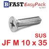 สกรูสแตนเลส SUS JF M10 x 35 (1 ตัว/ถุง)