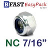 หัวน็อตล็อค NC 7/16" -14 (10 ตัว/ถุง)