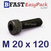สกรูหัวจมดำ M 20 x 120 *เกลียวครึ่ง*