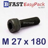สกรูหัวจมดำ M 27 x 180 *เกลียวครึ่ง*