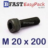 สกรูหัวจมดำ M 20 x 200 *เกลียวครึ่ง*