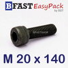 สกรูหัวจมดำ M 20 x 140 *เกลียวครึ่ง*