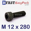 สกรูหัวจมดำ M 12 x 280 *เกลียวครึ่ง*