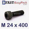 สกรูหัวจมดำ M 24 x 400 *เกลียวครึ่ง*