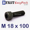 สกรูหัวจมดำ M 18 x 100 *เกลียวครึ่ง*