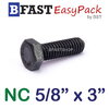 สกรู NC 5/8" x 3" *เกลียวครึ่ง*
