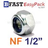 หัวน็อตล็อค NF 1/2" -20 (8 ตัว/ถุง)