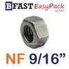 หัวน็อต NF 9/16"-18 ขอบ 22.22 mm. หนา 12.3 mm. (5 ตัว/ถุง)