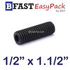 สกรูตัวหนอนดำ 1/2" x 1.1/2" (2 ตัว/ถุง)