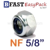 หัวน็อตล็อค NF 5/8" -18 (4 ตัว/ถุง)