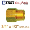 อะแด๊บเตอร์ (3200-12-8) 3/4" x 1/2" (1 ตัว/ถุง)