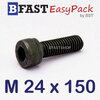 สกรูหัวจมดำ M 24 x 150 *เกลียวครึ่ง*