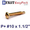 สกรูปลายสว่าน P+ #10 x 1.1/2" (ุ25 ตัว/ถุง)