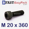 สกรูหัวจมดำ M 20 x 360 *เกลียวครึ่ง*
