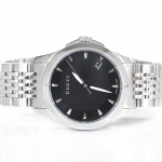 Gucci G Times Stainless Steel Quartz Ladies หน้าดำ (Sold)