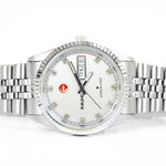 Rado Super Star Automatic Day-Date เรือนเหล็ก ขอบหยัก