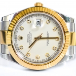 Rolex Datejust 2 หน้า Ivory ฝังเพชร(Sold)